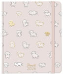 PLANALL Határidőnapló PLANALL New Classic B/5 heti keményfedelű gumis Fur baby 2026 (21556) - papir-bolt