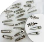  Hajcsat csomag 24db krómozott mintás-fazon hajcsatokkal