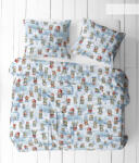  Karácsonyi téli erdőben cuki kisállatok mintás 3 részes 100% pamut 140x200 cm ágynemű huzat