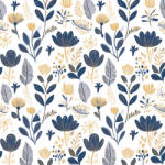 POL-MAK Virág Scandinavian Floral szalvéta 20 db-os 33x33 cm (PKK765970)