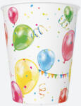 Pol-Mak Színes lufis Balloons papír pohár 8 db-os 250 ml (PKK743039)