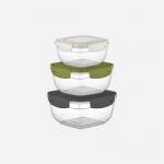 Dunya Plastic Ételtároló szett 3 részes - Fresh Box 0, 5L / 0, 9L / 1, 5L