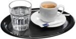 APS Tava ovala din melamina profesionala neagra, 26x20 cm (84251) Tava