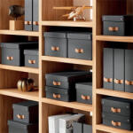 Leitz Iratpapucs, karton, 100 mm, LEITZ "Puro", fekete (24710095) - iroszer24