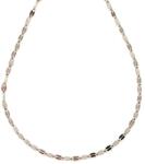 R. M. ékszer Orvosi acél ezüstszínű fényes oválszemű lánc 45 cm (000470)