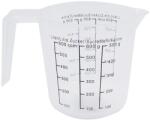  600 ml-es műanyag mérőkancsó, mérőpohár