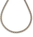 R. M. ékszer Orvosi acél ezüstszínű négyzetes szemű box lánc 45 cm (000478)