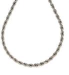 R. M. ékszer Orvosi acél ezüstszínű sodrott lánc 45 cm (000222)