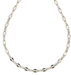 R. M. ékszer Orvosi acél ezüstszínű gyöngyszem lánc 45 cm (000458)