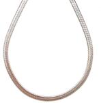 R. M. ékszer Orvosi acél ezüstszínű kígyólánc nyaklánc 45 cm (000226)