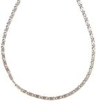 R. M. ékszer Orvosi acél ezüstszínű görög mintás lánc 45 cm (000472)