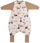 Slumbersac Sac de dormit cu picioruse si maneca lunga detasabila Mountain Animals 120 cm + manseta 2.5 Tog