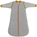 Slumbersac Sac de dormit cu maneca lunga detasabila Gray Mottled Stripes 70 cm 2.5 Tog