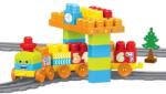 Dolu Set de constructii cu trenulet - 58 piese