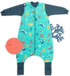 Slumbersac Sac de dormit cu picioruse si maneca lunga detasabila Under the Sea 90 cm + manseta 2.5 Tog
