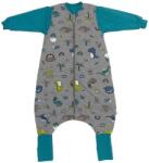 Slumbersac Sac de dormit cu picioruse si maneca lunga detasabila Dinosaur 120 cm + manseta 2.5 Tog