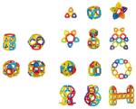 Bufnitel Joc de constructie STEAM - Forme magice (26 piese)