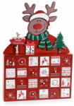 Decorer Calendar Advent Craciun lemn 26.5x5.5x38 cm (A51.53.96)