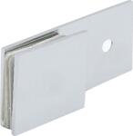 DualHardware NÉGYZETES Fix fali üvegrögzítő 180 fokos