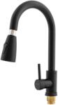 Champion Baterie bucătărie duș extractabil cu 2 funcții CHAMPION NEO-014 BLACK (15867)
