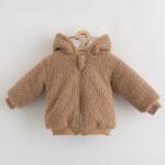 NEW BABY Hanorac de iarnă pentru bebeluși cu glugă New Baby Teddy Winter, mărime 74 (6-9lr)