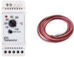 BVF ETI-1551 termosztát + ETF-622 felületi hőmérséklet-érzékelő szett - csővezetékek, ereszcsatornák fagyvédelméhez (eti1551+etf622)