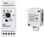 BVF ETI-1551 termosztát + ETF-744 kültéri hőmérséklet-érzékelő szett - csővezetékek, ereszcsatornák fagyvédelméhez (eti1551+eft744)