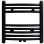vidaXL 480x480 mm curbat negru (141912)
