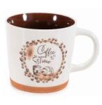 AFI Coffee Time kávés porcelán bögre - 350 ml (IMO-AFI-714961COFFEE-TIME)