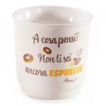 AFI A cosa pensi? Non ti sei ancora ESPRESSO kávésbögre / pohár - 90 ml (IMO-AFI-721405FEHER)