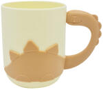  Műanyag gyerek bögre - Dinoszaurusz - Bézs