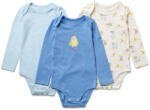 Tchibo - 3 állítható hosszúságú body csecsemőknek - kisgyerek - méret 74/80 - kék/mintás