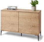 Tchibo - Lamellás hatású /Reet alacsony komód - barna - tchibo - 139 995 Ft