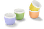 Tchibo - 4 porcelán tojástartó, színes