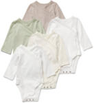 Tchibo - 5 kisgyerek hosszú ujjú body - kisgyerek - méret 86/92 - fehér