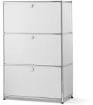 Tchibo - Fémpolc 3 ajtóval - fehér