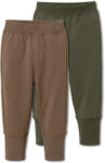 Tchibo - 2 kisgyerek szabadidőnadrág szettben - újszülött - méret 50/56 - zöld