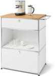 Tchibo - /Cn3 fém kávézó-komód 2 fiókkal - fehér