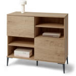 Tchibo - Lamellás hatású /Reet alacsony komód - barna - tchibo - 129 995 Ft