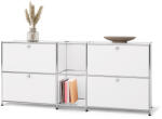 Tchibo - Fém komód „Cn3 4 lenyíló ajtóval - fehér