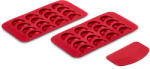 Tchibo - 2 szilikon vaníliás kifli sütőforma - piros