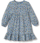 Tchibo - Kislány jersey ruha - kisgyerek - méret 74/80 - kék/virágos