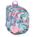 Topgal ergonomikus iskolatáska hátizsák ELLY - Zoo (ELLY 23004)