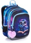 Topgal ergonomikus iskolatáska hátizsák ELLY - Midnight Owl (ELLY 25005)