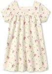 Tchibo - Kislány dzsörzéruha - kisgyerek - méret 74/80 - fehér/virágos