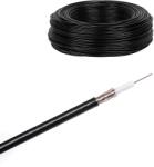 Cabletech KAB0026A-M Koax kábel RG-59 5, 7mm, fekete, réz, /méter (KAB0026A)