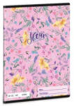 Fleur Fleur: Virágmintás sima füzet - A5