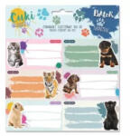 Cute Animals Cuki állatok: Füzetcímke - 3 x 6 db-os