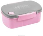 DERFORM Backup uzsonnás doboz lányoknak, rózsaszín-szürke