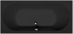 SAPHO Polysan Levana 170x80 cm matt black (71745.21)
